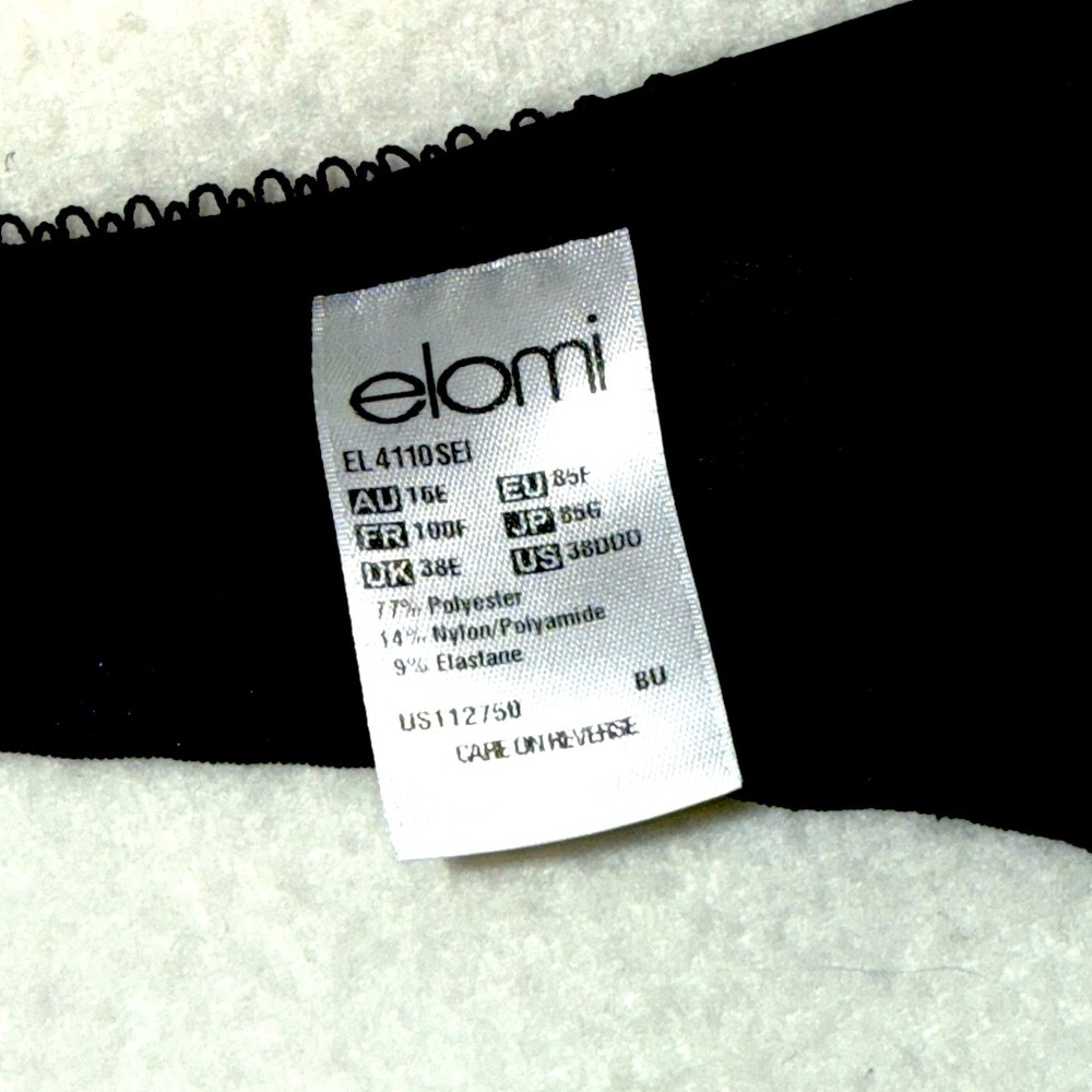 Elomi Morgan Serengeti 3 part cup Full Figure Underwire Bras 38DDD $78 - Picture 8 of 11